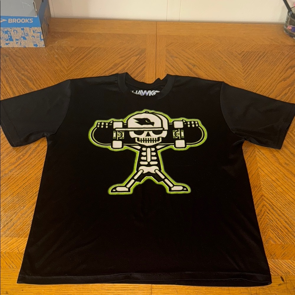 Tony Hawk Black T-Shirt with White Logo - Picture 1 of 9